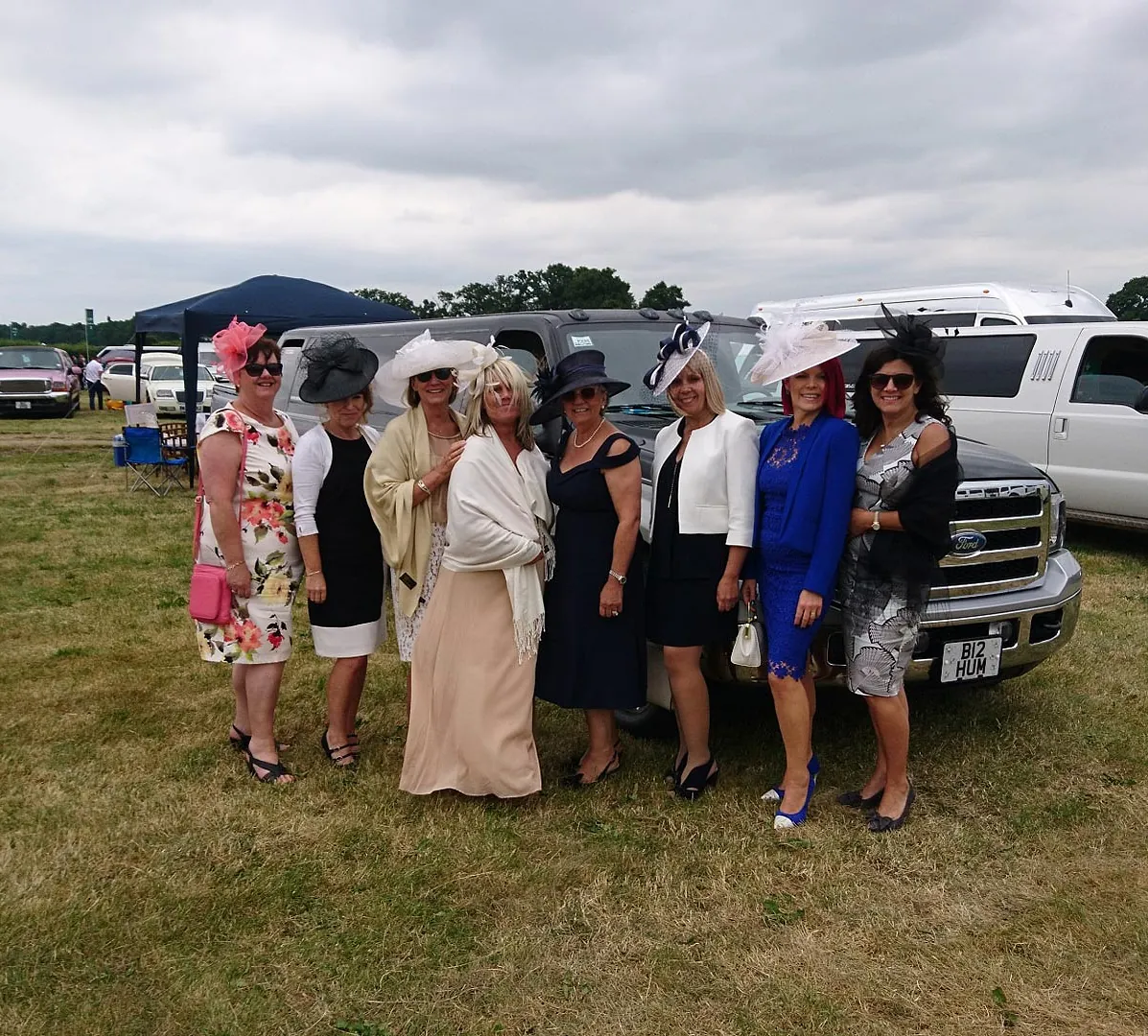 A group of women at the races